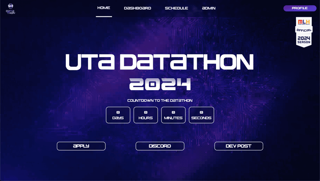UTA Datathon 2024 Website